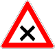 StVO, Verkehrszeichen Nr. 102: Kreuzung oder Einmündung