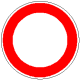 StVO, Verkehrszeichen Nr. 250: Verbot für Fahrzeuge aller Art