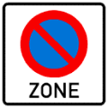 StVO, Verkehrszeichen Nr. 290.1: Beginn eines eingeschränkten Haltverbots für eine Zone