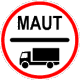 StVO, Verkehrszeichen Nr. 390: Mautpflicht nach dem Bundesfernstraßenmautgesetz